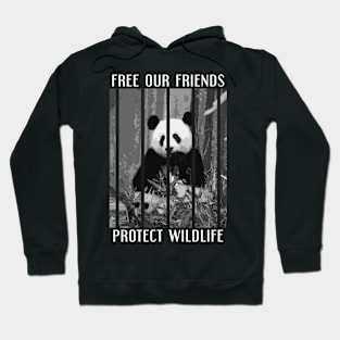 free our friends - pandas Hoodie